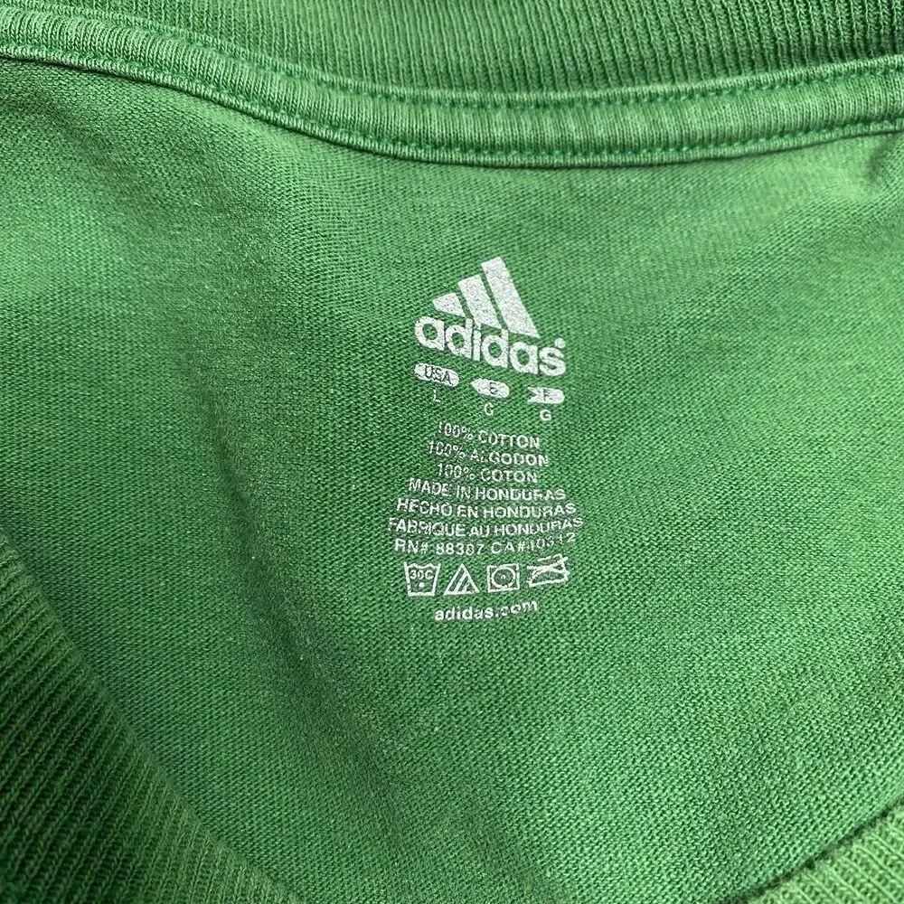 Adidas Kelly Green Dallas Mavericks Dirk Nowitzki Hardwood CLASSIC L tshirt #41